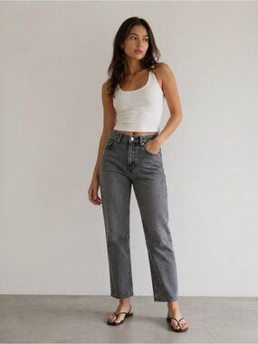 Abercrombie & Fitch Women’s The Ankle Straight Ultra High Rise Jeans - 25/0S